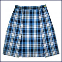 Plaid 2-Pleat Skirt