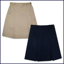 Solid 2-Pleat Skirt