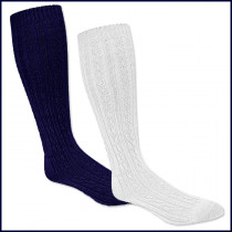 Cable Knee Hi Socks: 3-Pack