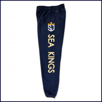 Fleece Sweatpants with Sea Kings Logo on Leg