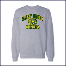 Crew Neck Sweatshirt with Large SB Tiger Logo 