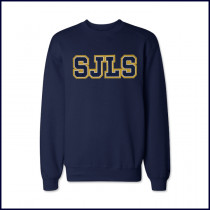 Crew Neck Sweatshirt with Large Fiberlok Logo