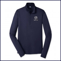 Quarter Zip Pullover with Embroidered Logo