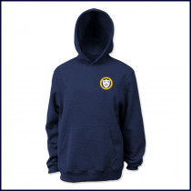 Hooded Pullover Sweatshirt with School Logo