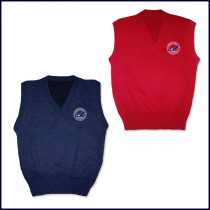 Sweater Vest with Embroidered Logo