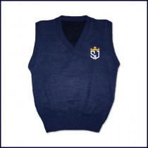 Sweater Vest with Embroidered Logo