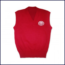Sweater Vest with School Emblem