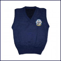 Sweater Vest with School Emblem