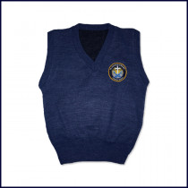 Sweater Vest with School Emblem