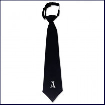 Prep Tie with Embroidered "A" Crown Logo