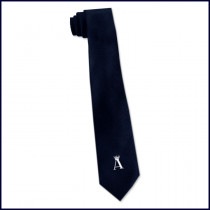 Self ~ Four-In-Hand Tie with Embroidered "A" Crown Logo