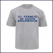 PE T-Shirt with Large Collegiate Logo