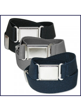 Adjustable Leather Belt with Magnetic Buckle