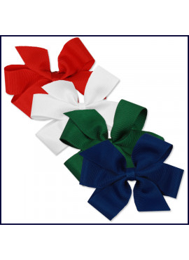 Clip-On Ribbon Hair Bow