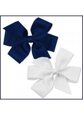 Clip-On Ribbon Hair Bow