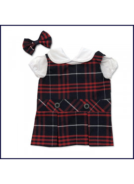 Doll Jumper with Blouse & Hair Bobble