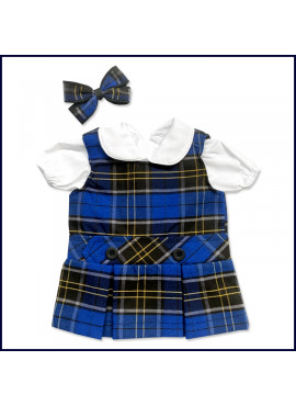 Doll Jumper with Blouse & Hair Bobble