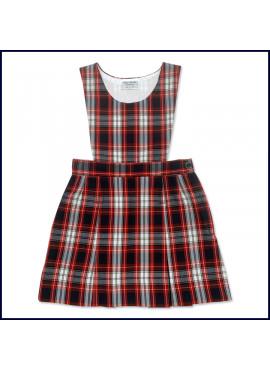 Bib Top Jumper with 2-Pleat Skirt