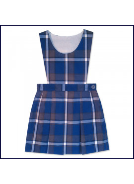 Bib Top Jumper with 2-Pleat Skirt