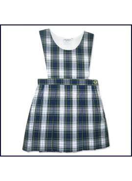 Bib Top Jumper with 2-Pleat Skirt