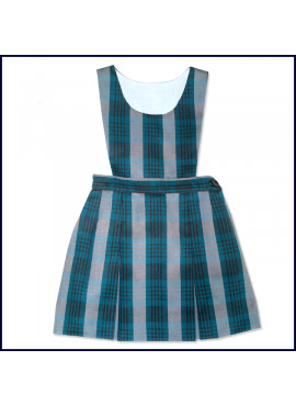 Bib Top Jumper with 2-Pleat Skirt