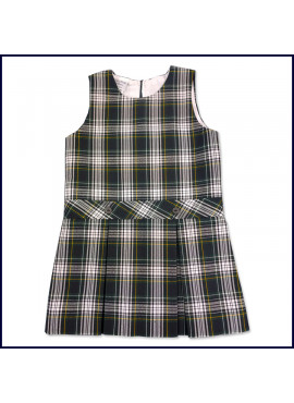 Shift Jumper with 2-Pleat Skirt, Bias Waistband & Buttons