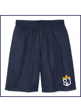 Nylon Mesh PE Shorts with School Logo