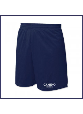 Mesh PE Shorts with Text Logo