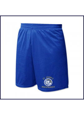 Mesh PE Shorts with Mustang Logo
