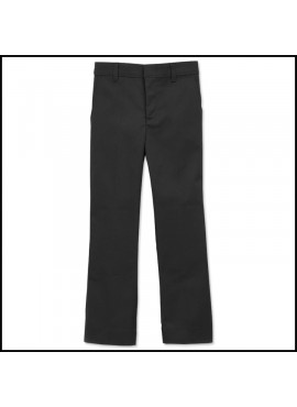 Black Flat Front Pants