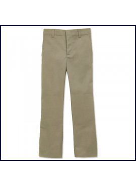Khaki Boys Flat Front Pants