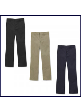 Boys Flat Front Pants