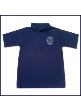 Classic Mesh Polo Shirt: Short Sleeve with Embroidered Crest Logo