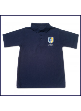 Classic Mesh Polo Shirt: Short Sleeve with Embroidered Logo
