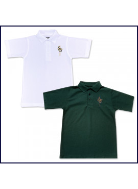 Classic Mesh Polo Shirt: Short Sleeve with Embroidered Logo