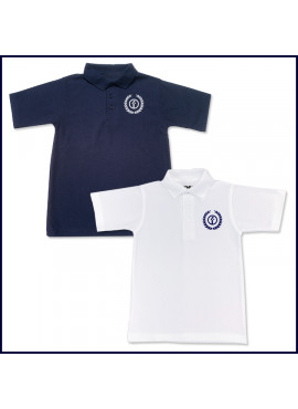 Classic Polo Shirt: Short Sleeve with School Logo