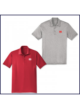 Performance Polo Shirt: Short Sleeve with MD Embroidered Logo