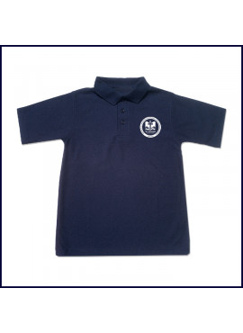 Classic Mesh Polo Shirt: Short Sleeve with School Logo