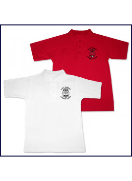 Classic Mesh Polo Shirt: Short Sleeve with Embroidered Logo