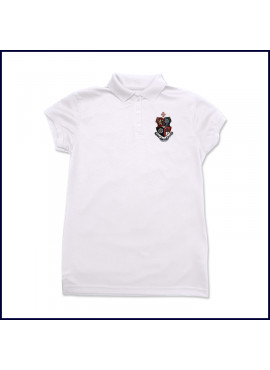 White Girls Performance Polo with JSerra Logo
