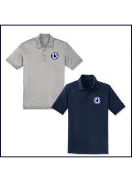 Performance Polo Shirt: Short Sleeve with School Logo