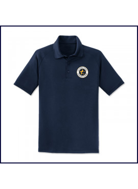 Classic Performance Polo Shirt: Short Sleeve with School Logo