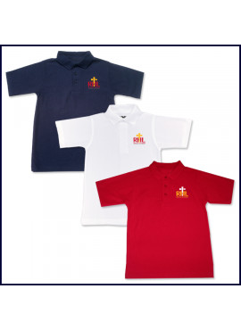 Classic Mesh Polo Shirt: Short Sleeve with Embroidered Logo