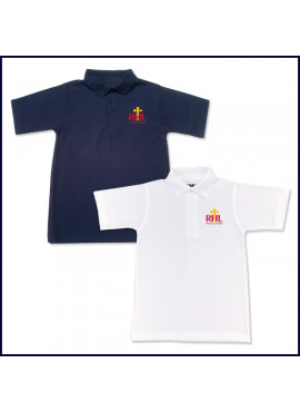 Unisex Mesh Polo Shirt: Short Sleeve with Heat Transfer Logo