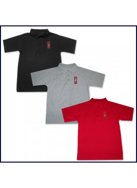 Classic Mesh Polo Shirt: Short Sleeve with Embroidered Logo
