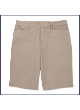 Khaki Girls FF Bermuda Shorts