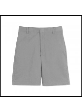 Grey Boys Flat Front Shorts
