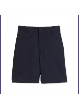 Navy Boys Flat Front Shorts