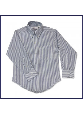 Striped Oxford Shirt: Long Sleeve
