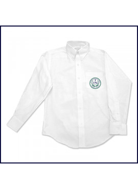 Oxford Shirt: Long Sleeve with School Logo